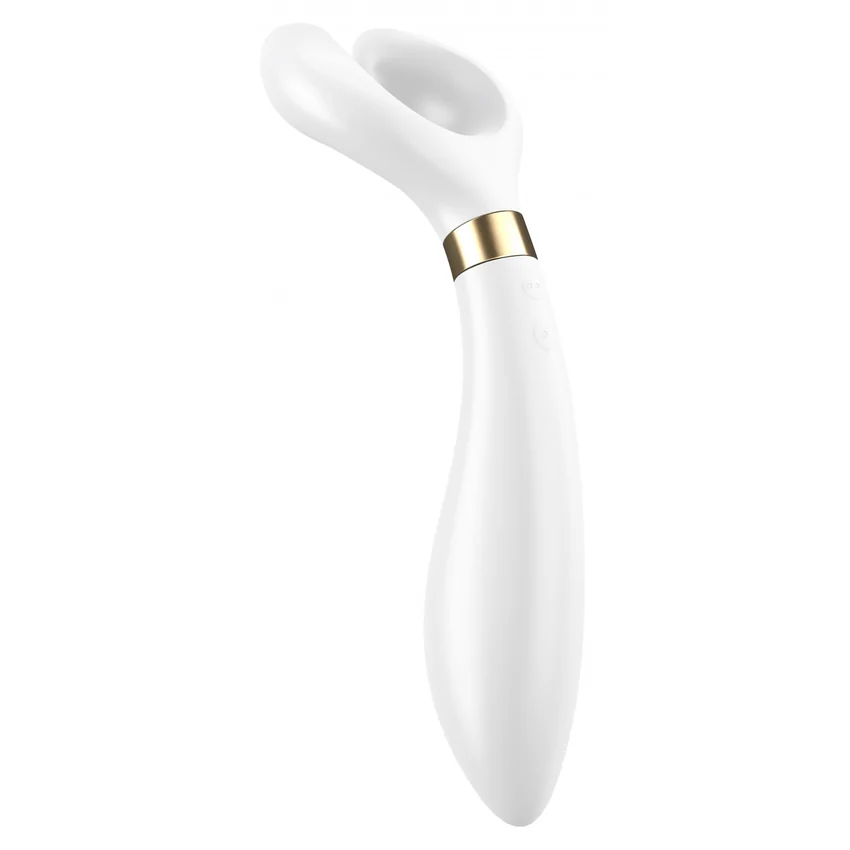 Vibrator Pentru Cuplu Multifun 3 Alb