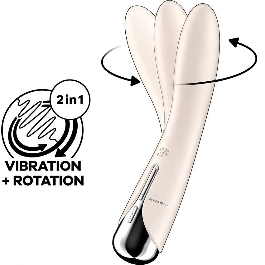 Vibrator Punctul G Satisfyer Spinning Vibe 1 Alb