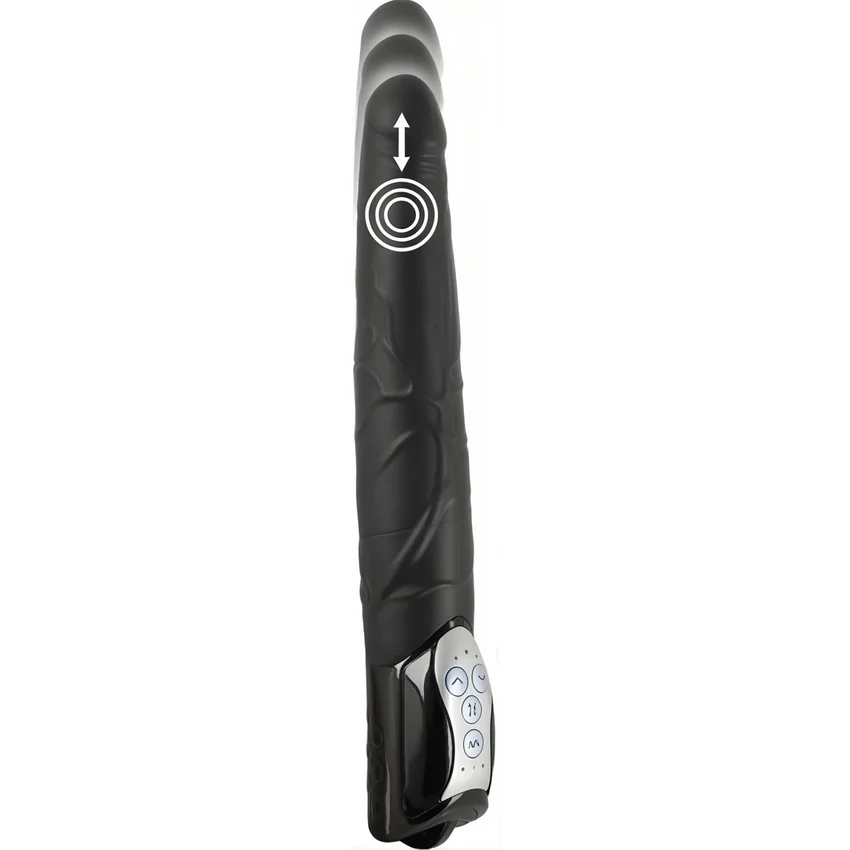Vibrator Push Thrusting Negru