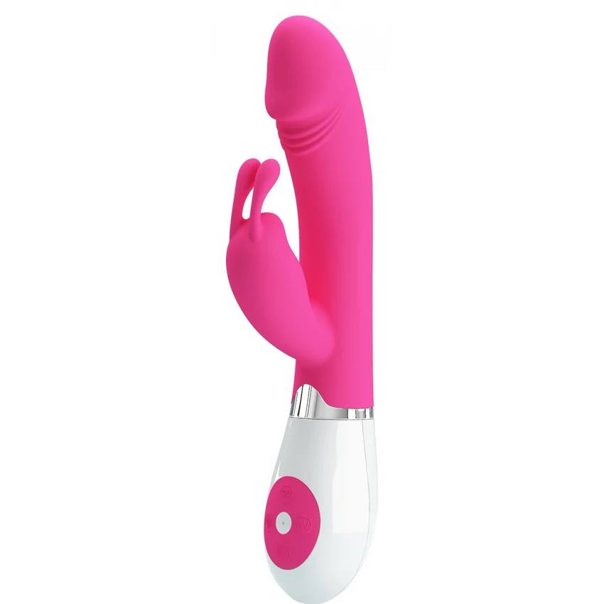 Vibrator Rabbit cu Voce Pretty Love Gene Roz