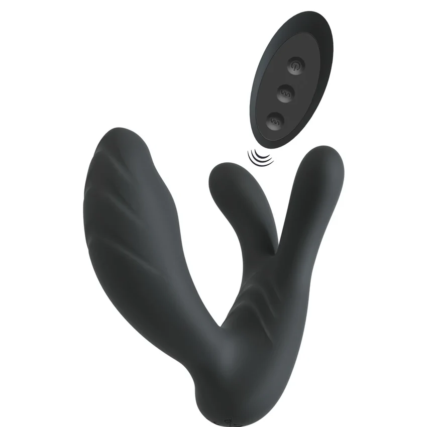Vibrator Sweet Smile G Punct 3 Motoare Reîncărcabil Negru