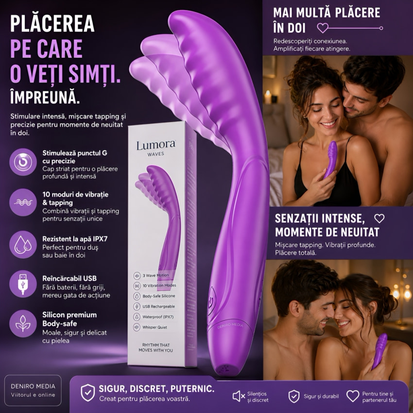 Vibrator Tapping Pentru Punctul G Mov