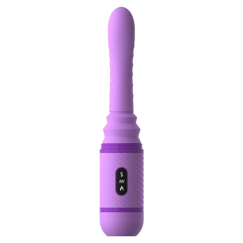Vibrator ThrustHer Fantasy Love Cu Împingere Mov