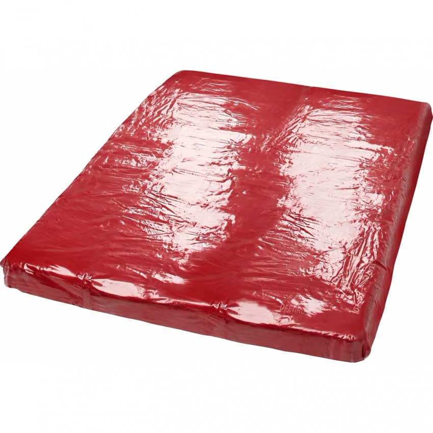 Vinyl Bed Sheet Red