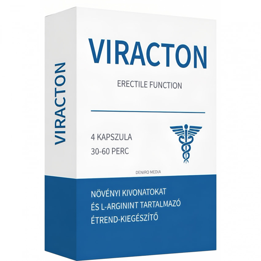 Viracton Pills — 4 Capsule Pentru Erecție și Vitalitate
