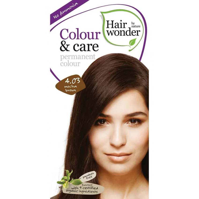 Vopsea Păr Naturală Colour And Care 4.03 Mocha Brown Hairwonder