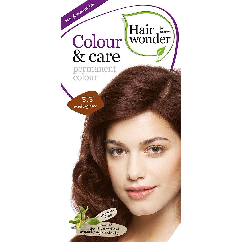 Vopsea păr naturală Colour Care 5.5 Mahogany Hairwonder