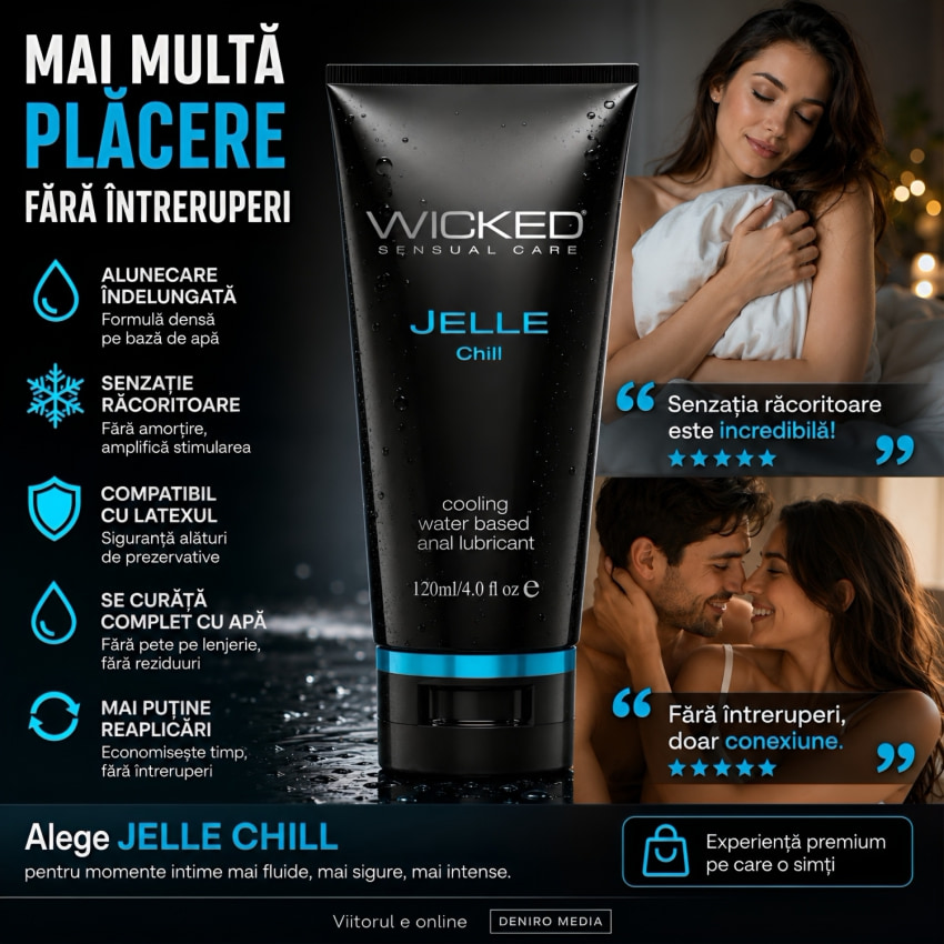 Wicked Jelle Chill Lubrifiant Anal Răcoritor 120ml