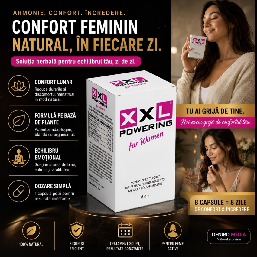 XXL Powering 8 pastile Reducerea Durerilor Menstruale